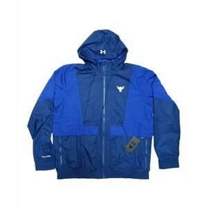 Under Armour Project Rock Storm Windbreaker Blue Size XL 1367075 $180
